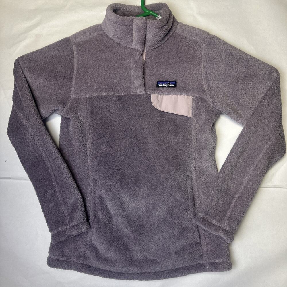 Patagonia Women's Re-Tool Snap-T Pullover Purple Size XS